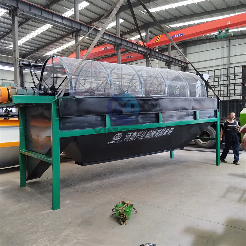 有机肥生产线中为什么要配备滚筒式筛分机?