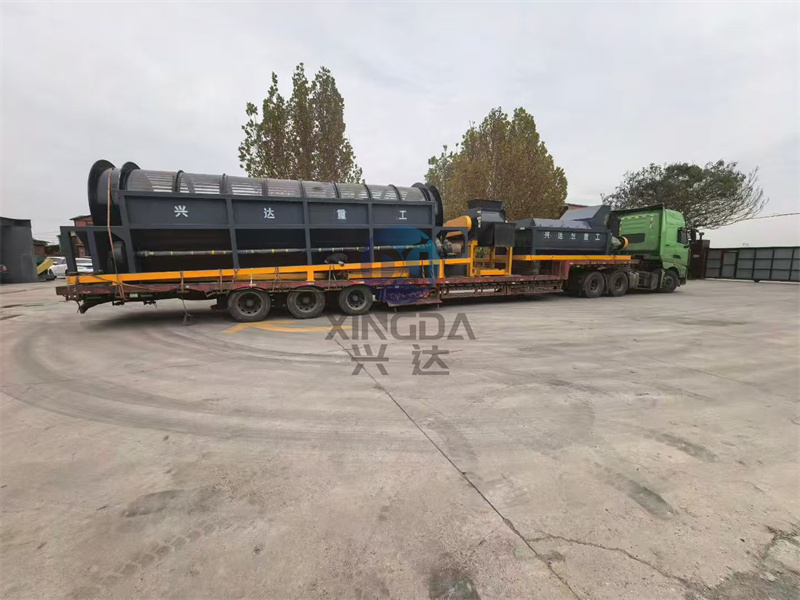 粉剂有机肥生产线设备发货