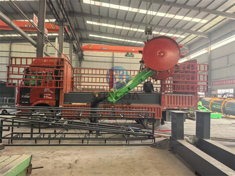 10米轮盘式翻抛设备发货