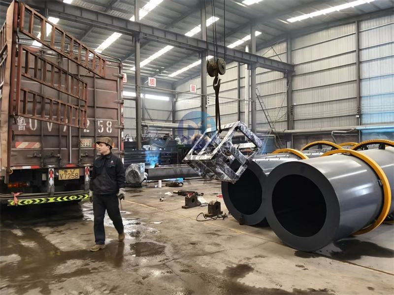 有机肥出口设备滚筒式烘干