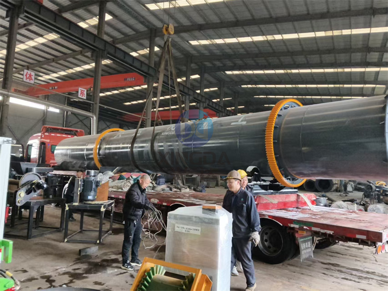 羊粪有机肥生产线发货现场