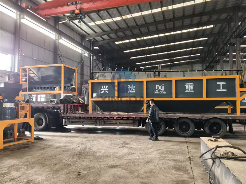 鹅粪有机肥生产线发货现场