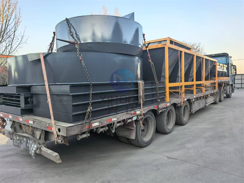 羊粪有机肥生产线发货现场