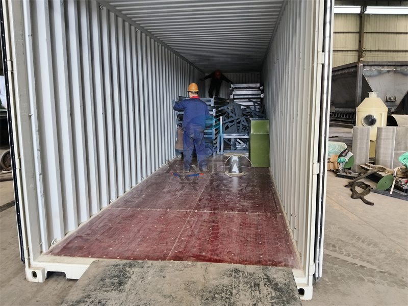 出口设备有机肥生产线发货